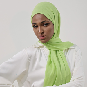 Hijab en viscose modale de bambou à armure solide pour femmes tout nouveau design châle respirant doux bonne couture vêtements musulmans traditionnels - Product Image 4