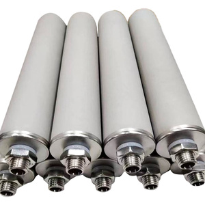 Cartouche filtrante en poudre <span class=keywords><strong>de</strong></span> titane/acier inoxydable 316L pour l'aération dans les bioréacteurs, les eaux usées et la brasserie - Product Image 4
