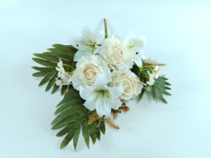 Ramo de Rosas Artificiales Hechas a Mano de Alta Calidad, Rosas de Seda de Larga Duración para Navidad, <span class=keywords><strong>Festival</strong></span> de Primavera y Bodas - Product Image 5