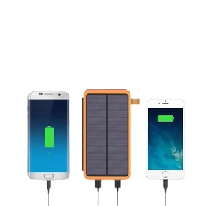 Batterie externe solaire 20000mAh avec câble Type-C, station d'alimentation portable, lumière LED étanche, panneaux solaires, batteries externes - Product Image 5