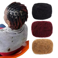 Cheveux humains afro crépus en vrac, noir naturel, 100 % cheveux humains doux 4C, pour locs/twists