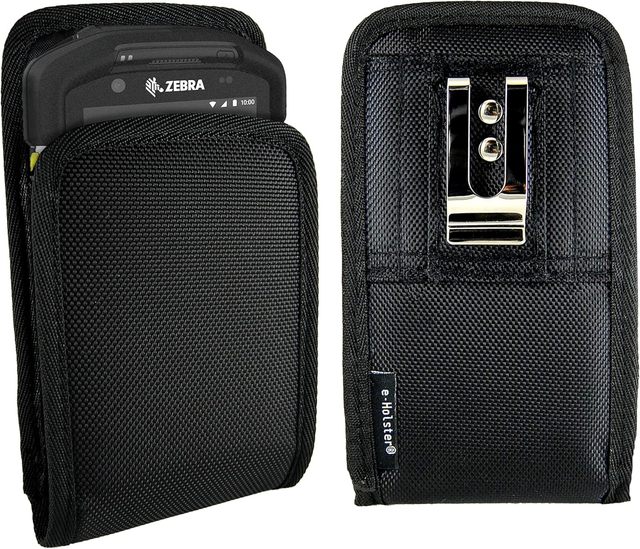 Barcode Scanner Nylon Case with Belt Clip and Belt Loop for Zebra TC72/77/73/78, MC65/67/70/75/M60