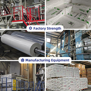 Preto/Prata/Limpar 50cm Ampla Anti-UV Mulch Filme À Prova de Umidade Plástico Macio Cobertura Do Solo com Buraco Negro PE Mulching Folhas - Product Image 6