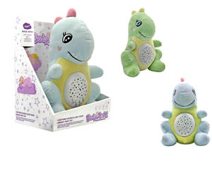 Jouet animal en <span class=keywords><strong>peluche</strong></span> douce avec projecteur <span class=keywords><strong>veilleuse</strong></span> et son apaisant lavable cadeau de poupée de confort pour bébé - Product Image 2