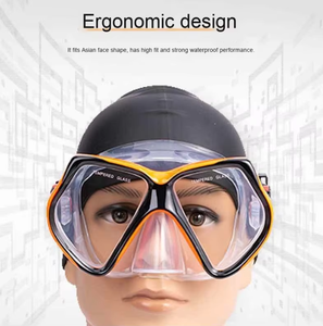 <span class=keywords><strong>Masque</strong></span> de plongée Waspo à faible volume, vision HD, lentilles en polycarbonate anti-buée, vue à 180°, idéal pour la plongée sous-marine et le snorkeling - Vente Flash - Product Image 4
