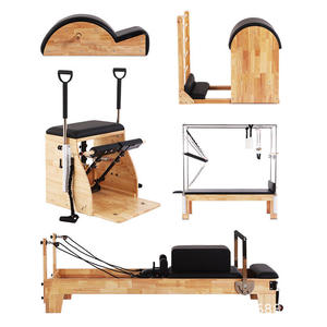 durable equipment sliding core spring box metal foldable wood machine pilates reformers set