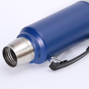 Acero inoxidable <span class=keywords><strong>1000ml</strong></span> 1400ML Clásico Vacío Aislado Boca ancha Camping Viaje Botella verde Termo Taza Mantener caliente y frío - Product Image 5