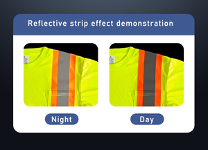 Chemise de travail réfléchissante haute visibilité de classe <span class=keywords><strong>2</strong></span> en gros, couleur et taille personnalisées, vêtements de travail de sécurité à manches longues 360 °   Chemise réfléchissante - Product Image 4