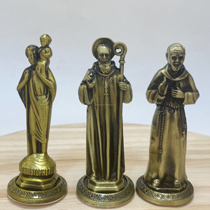 Articoli religiosi forniture vergine maria Guadalupe Fatima Figurine auto decorazione Desktop ornamenti artigianali - Product Image 2