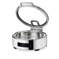 Chauffe-soupe pour restaurant Chauffe-plats électrique Chauffe-plats pour buffet Chauffe-plats rond pour buffet