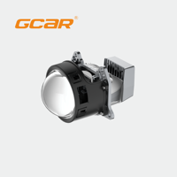 GCAR 2026 Nuevo Proyector LED Bi-LED de 3 Pulgadas R6 MAX TIR con Doble Reflector de 65W, Lente de Proyector para Faros Delanteros Universales para Automóviles