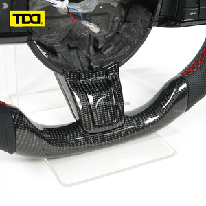 Volante de fibra de carbono TDD LED para Jaguar XE XF F-Type F-Pace E-Pace, volante personalizable - Product Image 5