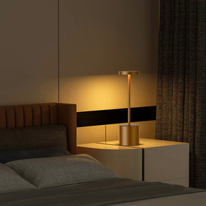 Lâmpada de mesa de bateria recarregável, 4400mah, lâmpadas touch 5v, tipo c, luzes de leitura para cama - Product Image 2