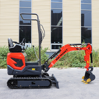 Promo Excavator Kompak Crawler 1.8 Ton 3.5 Ton Hidrolik Bersertifikasi CE EPA dengan Earth Auger dan Thumb Bucket untuk Kebun