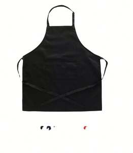 Tablier de cuisine en coton HLY Classy Promotion, durable, lavable, avec logo imprimé, personnalisable, en gros, pas cher, tablier en coton épais - Product Image 1