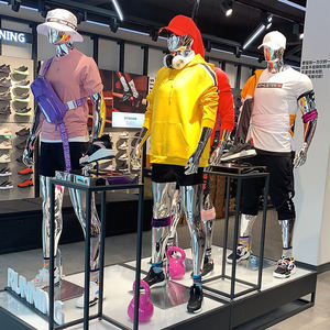 Venta al por mayor <span class=keywords><strong>de</strong></span> maniquíes <span class=keywords><strong>de</strong></span> cuerpo <span class=keywords><strong>completo</strong></span> <span class=keywords><strong>de</strong></span> <span class=keywords><strong>hombre</strong></span> dorado y plateado brillante <span class=keywords><strong>de</strong></span> lujo <span class=keywords><strong>de</strong></span> Boutique, maniquí masculino <span class=keywords><strong>de</strong></span> plástico para exhibición <span class=keywords><strong>de</strong></span> trajes - Product Image 2