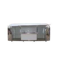 Remorque alimentaire mobile multifonctionnelle pour barbecue et en-cas, chariot de vente ambulant extérieur pour glaces et boissons