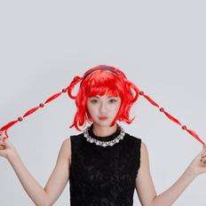 Disfraz de Cosplay de bruja De niña pequeña roja S9628304 componente de vestido - Product Image 1