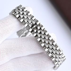 ทำจากสแตนเลสสตีล 904L นาฬิกาข้อมือสแตนเลสสตีลทำมือ พร้อมตัวเรือนกันน้ำ นาฬิกาสำหรับผู้หญิง - Product Image 4