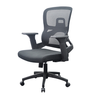 Vente en gros de chaises de bureau ergonomiques pivotantes confortables en maille chaises de bureau réglables pour réunion ordinateur conférence