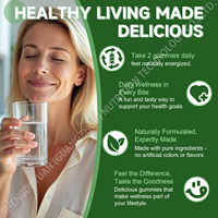 Suppléments de Saw Palmetto Gummies sans sucre de marque privée OEM pour l'équilibre hormonal de la croissance des cheveux en santé de la prostate chez l'adulte