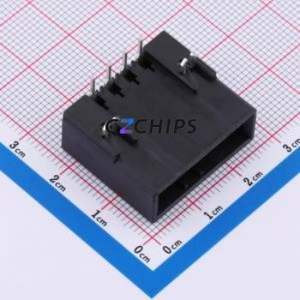 DL3810-4AWM Automotive Connector Bent Lead Through Hole,P=3.81mm Connector Automotive Connector Socket 4P 3.81mm 1 - Product Image 1