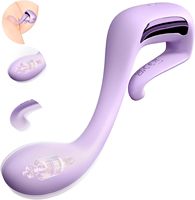 G-Punkt-Vibrator für Frauen 9 Vibrationsmodi 10 Sekunden Geräuschlos Wasserdicht Klitorale Anale Stimulation USB D Batteriebetrieben für Erwachsene