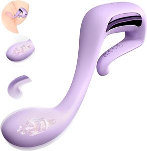 Vibrateur point G pour femmes, 9 modes de vibration, 10 secondes de silencieux, étanche, stimulation clitoridienne et anale, alimentation USB ou piles, pour adultes - Product Image 1