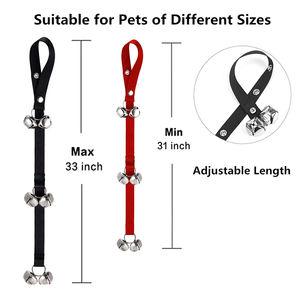 Chien de compagnie porte Pot formation cloches toucher sonnette dîner réglable cou cloche <span class=keywords><strong>collier</strong></span> - Product Image 5