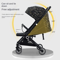 Poussettes légères personnalisées en gros, poussettes multifonctionnelles pour bébés, poussettes pliantes de voyage