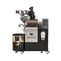 Machine à torréfier le café Bideli 3 kg, commerciale, avec tambour en acier inoxydable, gaz et électrique, Tostadora De Cafe pour boutique spécialisée