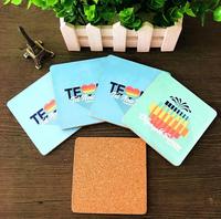 Sublimation Coaster Square MDF Cork Coasters Anti skid coaster 10*10CM