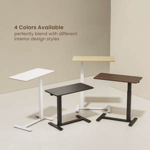 Escritorio Móvil para Oficina en Casa, Altura Ajustable con Resorte de Gas, Mesa para Portátil, Cama, Sofá, Hospital, Cafetería, Escritorio de Pie Junto a la Cama con Ruedas - Product Image 5