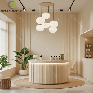 Cosmetics Makeup Skincare Display Showcase One-Stop Perfume Shop Fit-Out Display Counter Furniture LED Lighting - Product Image 3