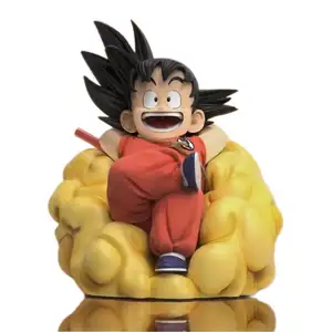 17Cm Anime Kind Zoon Goku Dragon Figuur Nacht Licht Ornamenten Licht Pvc Manga Beeldje Collectie Model Speelgoed
