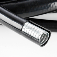 Câble électrique extérieur anti-UV, conduit flexible en acier recouvert de PVC liquide, résistant au feu