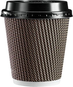 Vasos de Papel Desechables Biodegradables de Pared Simple PLA con Logotipo Personalizado para Café para Llevar, Venta al por Mayor de Fábrica - Product Image 3