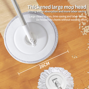 Chất Lượng Cao <span class=keywords><strong>360</strong></span> Ma Thuật Dễ Dàng Quay Lau Và Xô Set Với Máy Nơ & Riêng Biệt Nước Bẩn Xô Sợi Nhỏ Lau Cho Sàn Làm Sạch - Product Image 4