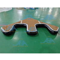 Plateforme flottante gonflable pour jet ski, quai pour bateau à moteur, jet ski, plateforme flottante pour yachts, personnalisable