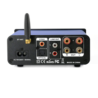 100W*2 Kablosuz 5.0 HIFI Güçlü Ev Amfisi 2.0 Kanal Ses Stereo Ekolayzırlı Amfi Alıcısı OEM Marka Özel Kalıp CN/GUA