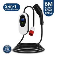 Chargeur EV portable, station de recharge pour véhicules électriques, chargeur de type 2, fabricant et fournisseur OEM ODM