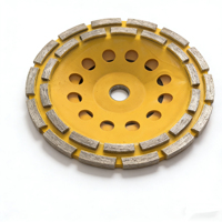 Meules diamantées à double rangée Royal Sino Diamond, 180 mm, pour béton et granit