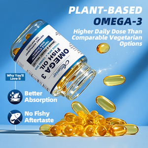 Capsules d'huile de poisson oméga <span class=keywords><strong>3</strong></span> pour adultes, riches en DHA et EPA, anti-âge, pour la santé de la peau, des yeux, du cœur, du cerveau, soutien du système immunitaire - Product Image 3