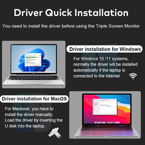 Màn hình kép Laptop New Model S900 FHD 16 inch, 1 cáp cho <span class=keywords><strong>2</strong></span> màn hình, mở rộng màn hình cho Windows và MacOS - Product Image 6