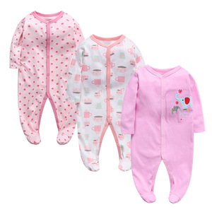 Ropa para Bebés al por Mayor, Ropa de Algodón, Mono de Invierno para Bebé, Pijama de Manga Larga para Recién Nacido - Product Image 4