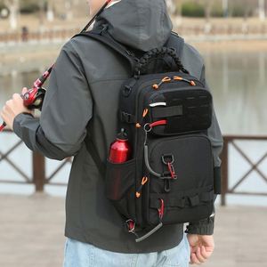 Nueva Mochila Táctica de Camuflaje para Hombre, Multifuncional, para Pesca y Deportes al Aire Libre, con Forro de Poliéster y Cierre de Cremallera, a la Moda - Product Image 6