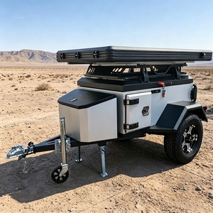 Remorque de <span class=keywords><strong>camping</strong></span> tout-terrain avec tente de toit et cuisine coulissante pour les voyages <span class=keywords><strong>en</strong></span> véhicule tout-terrain - Product Image 2