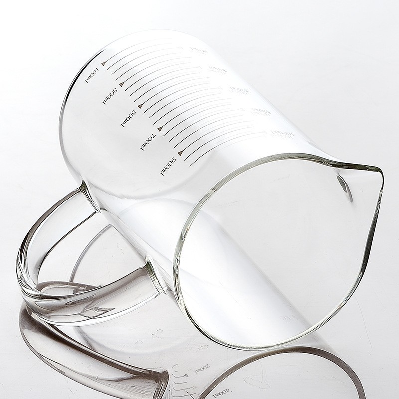 125ml 250ml 350ml 500ml 1000ml Laboratory Glassware Heat Resistant Glass Measuring Cup Borosilicate Glass Beaker