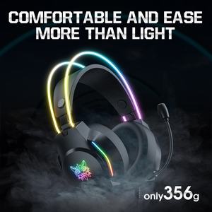 Audífonos para Juegos <span class=keywords><strong>Onikuma</strong></span> X26 RGB Led E-Sports Ps5 con Cable, Precio Bajo, Más Vendidos, Auriculares Supraaurales, Aptos para USB - Product Image 6
