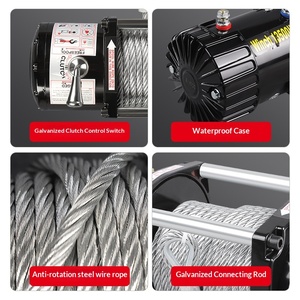 <strong>Electric</strong> <strong>Winch</strong> Car Off-Road Traction Household Self-Rescue Hoisting Steel Wire Rope - Product Image 5